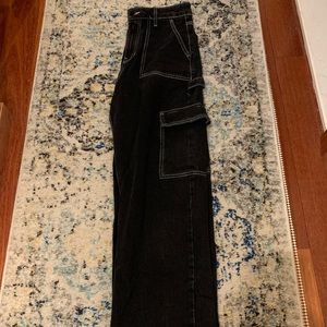 BRAND NEW social tourist black carpenter pants
